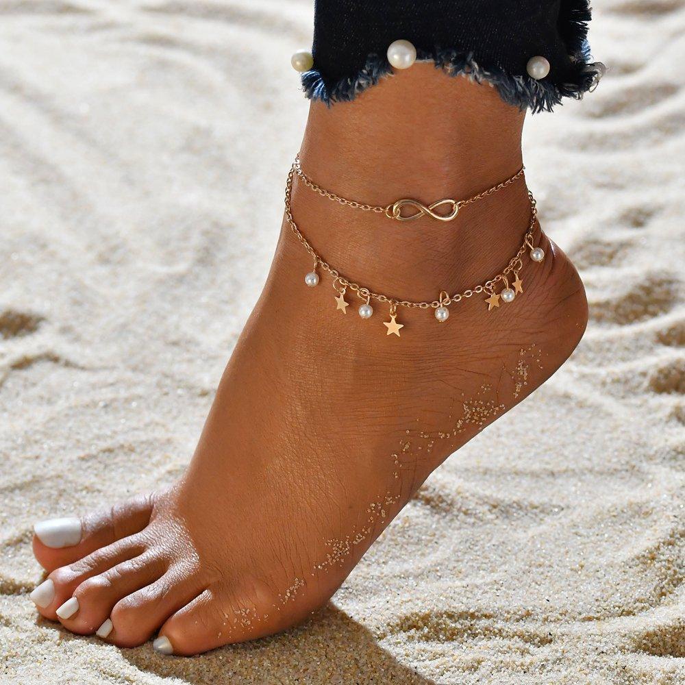 Women's Boho Vintage Statement Fringe Anklet - Viva Vista Store