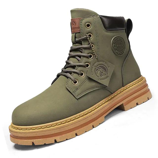 High Top Boots Men's Leather Shoes - Viva Vista Store