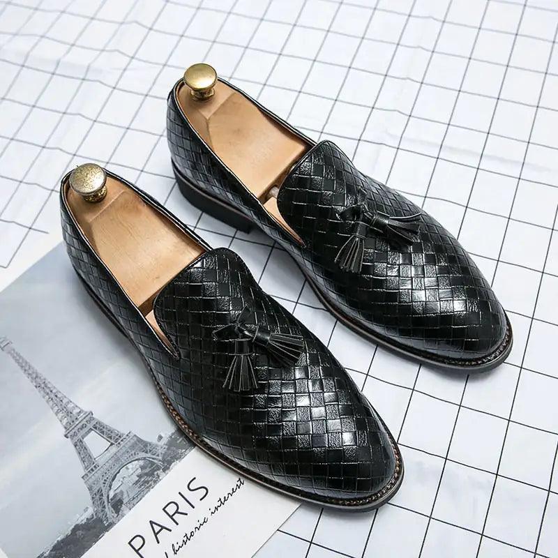 Luxury Italian Style Tassel Leather Loafers - Viva Vista Store