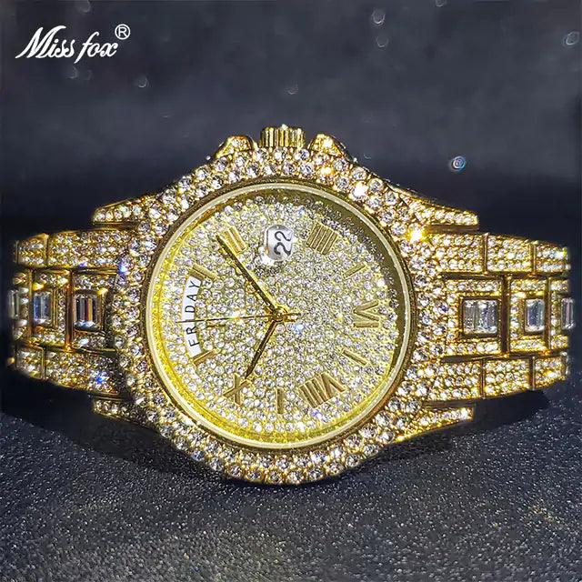 Masculino Diamond Quartz Watches - Viva Vista Store