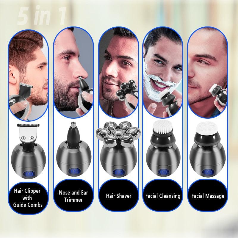 Men Grooming Kit Wet Dry Electric Shaver - Viva Vista Store