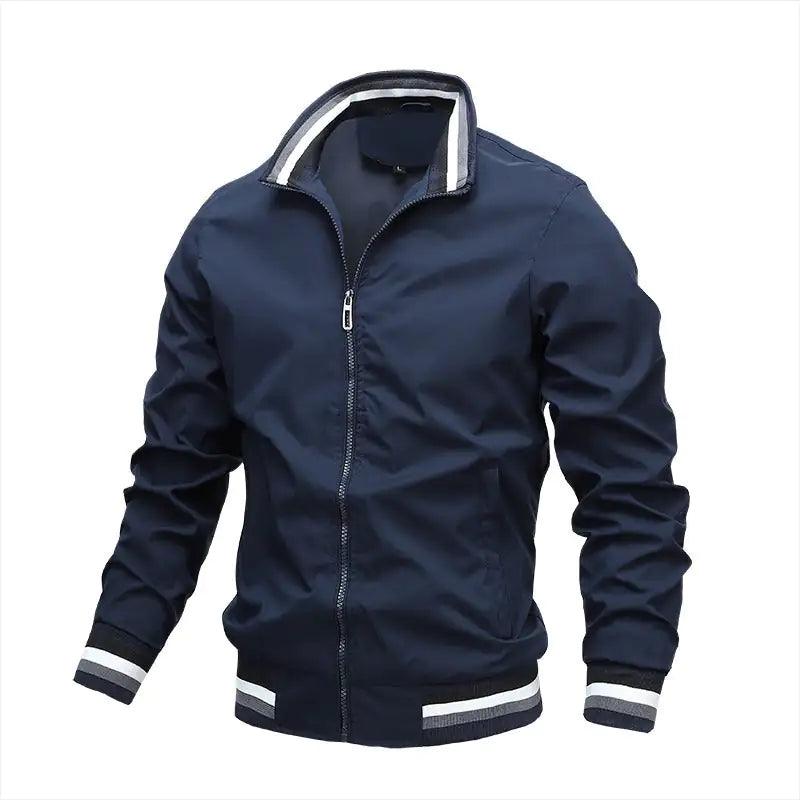 Men’s Casual Stand-up Collar Jacket - Viva Vista Store