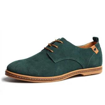 Suede Oxfords Men Leather Shoes - Viva Vista Store