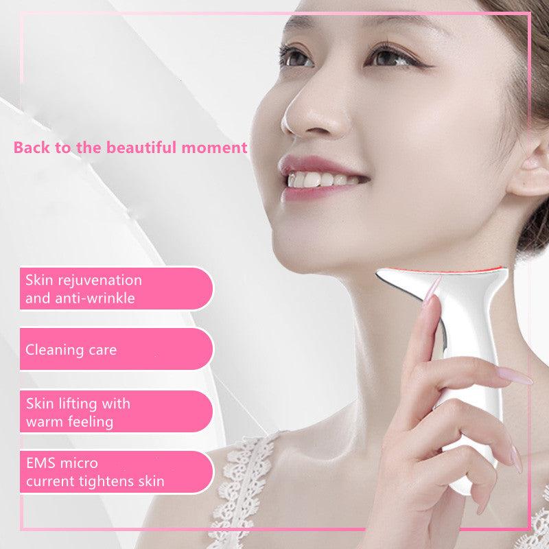 Neck Massager Color Light Skin Rejuvenation Neck Beauty Device - Viva Vista Store