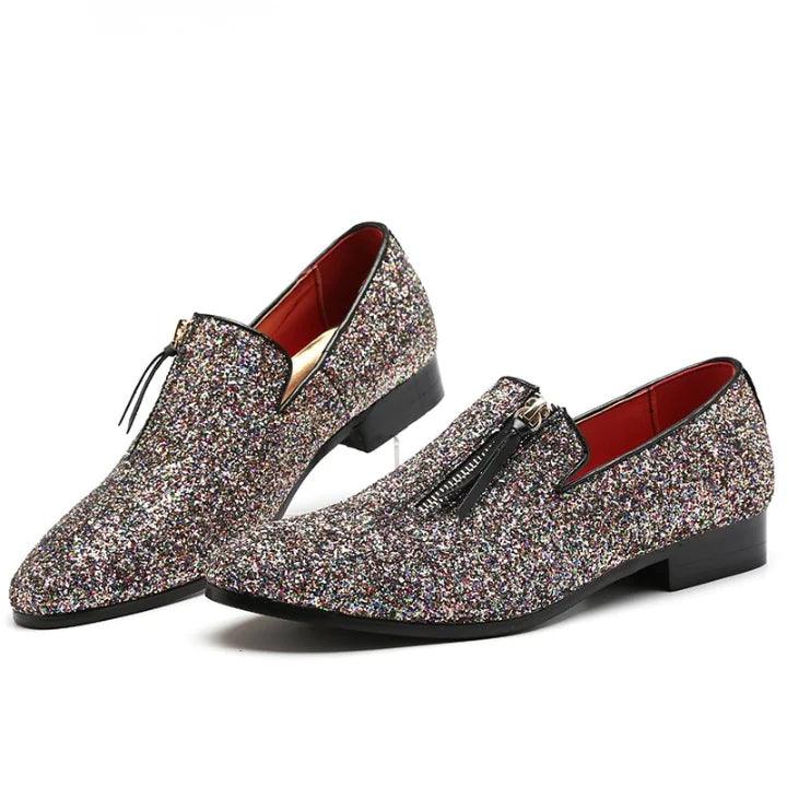 Glitter Coiffeur Loafers - Viva Vista Store