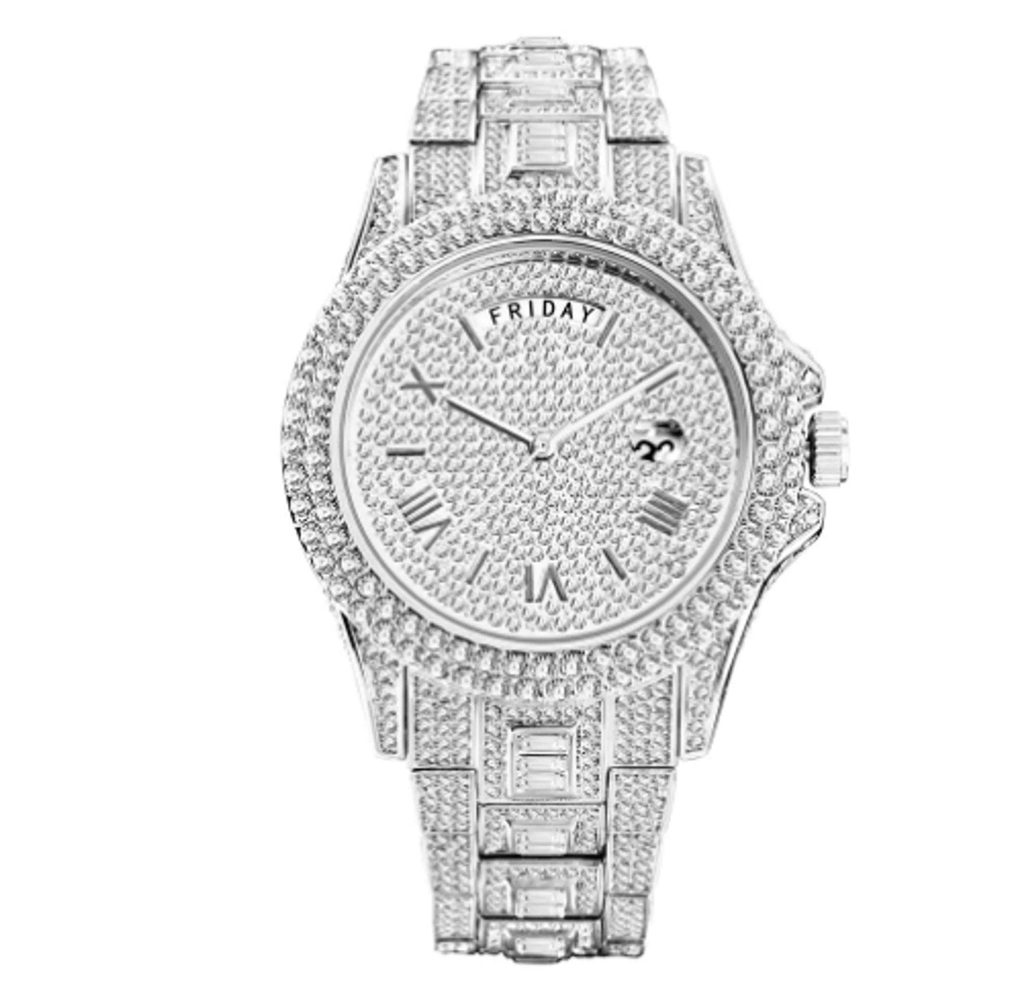 Masculino Diamond Quartz Watches - Viva Vista Store