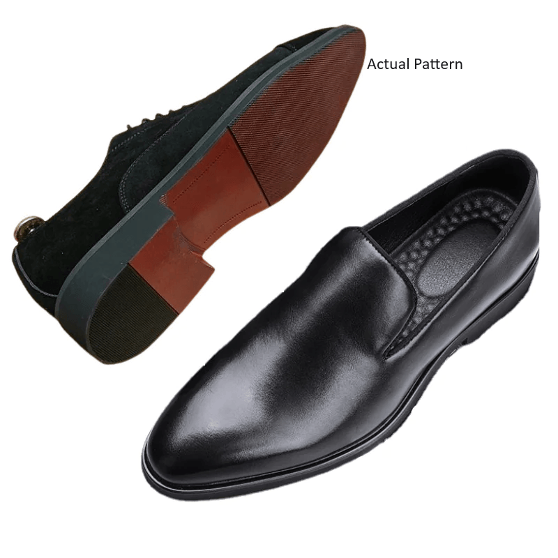 The Rossi - Red Bottom Classic Leather Loafers - Viva Vista Store