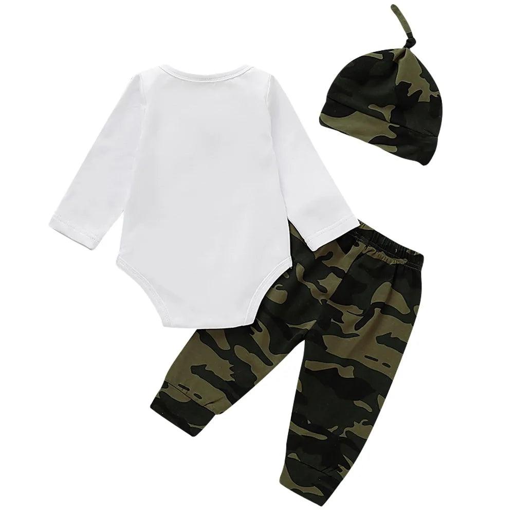 Cute 3PCS Set Newborn Baby Boy Clothes - Viva Vista Store