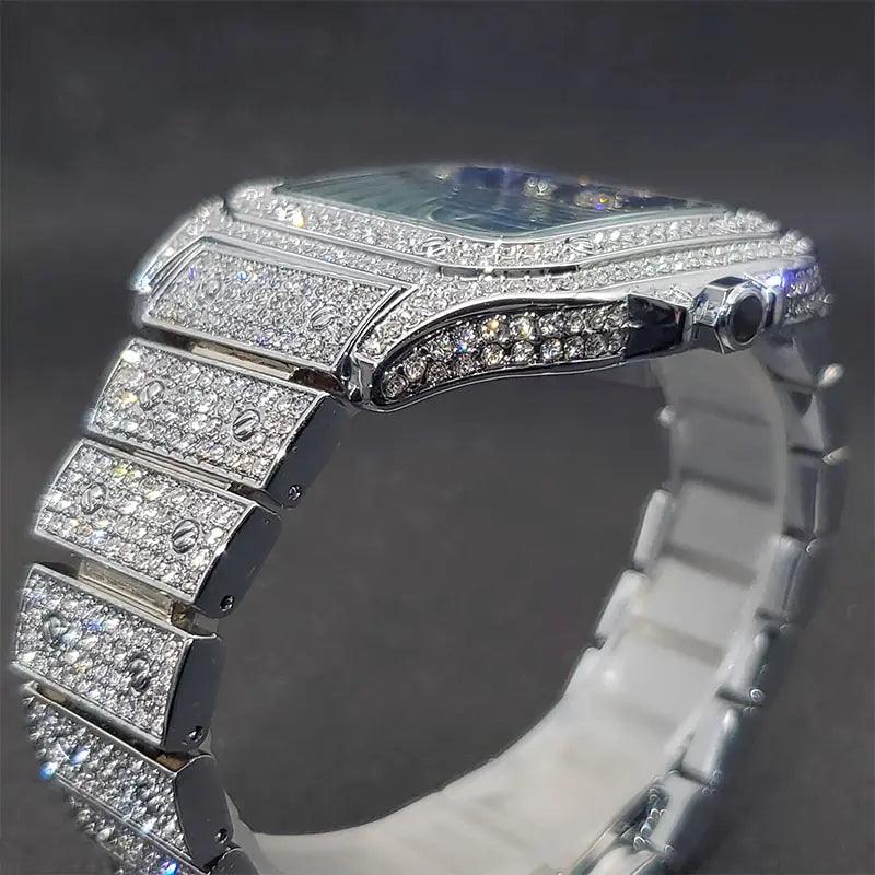 Ice Out Diamond Square Watch - Viva Vista Store