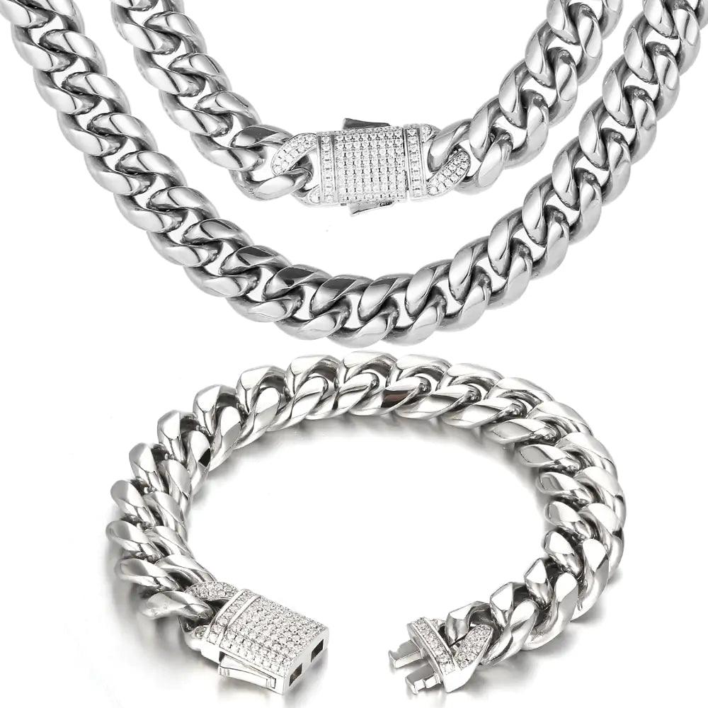 Bling Diamond Clasp Stainless Steel - Viva Vista Store