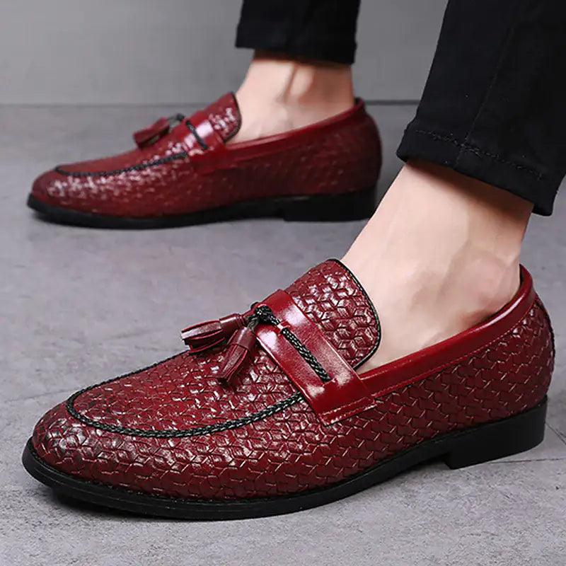 Luxury Italian Style Tassel Leather Loafers - Viva Vista Store