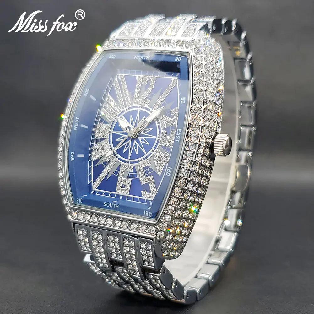 Iced Out Watch For Men - Viva Vista Store