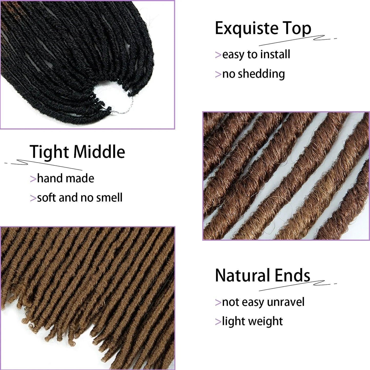 Synthetic Dreadlocks Hair Extensions - Viva Vista Store