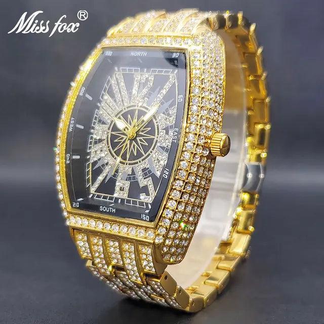 Iced Out Watch For Men - Viva Vista Store