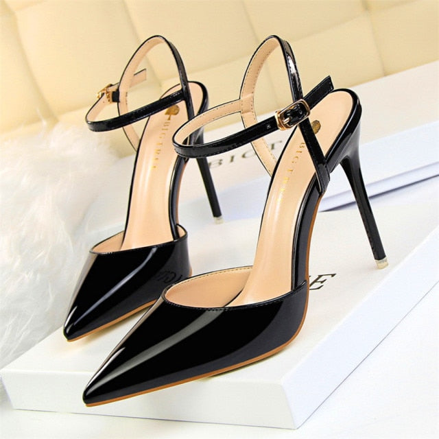 Pointed Toe Thin Heel Dress Shoes