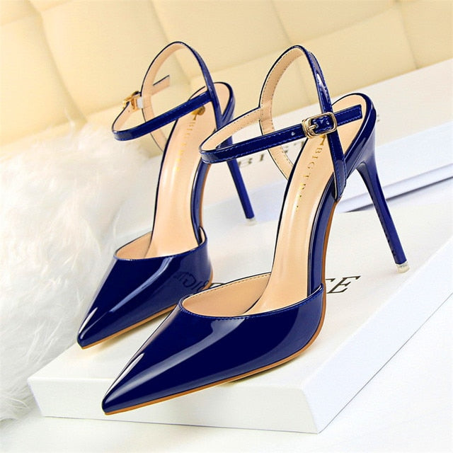 Pointed Toe Thin Heel Dress Shoes