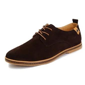 Suede Oxfords Men Leather Shoes - Viva Vista Store