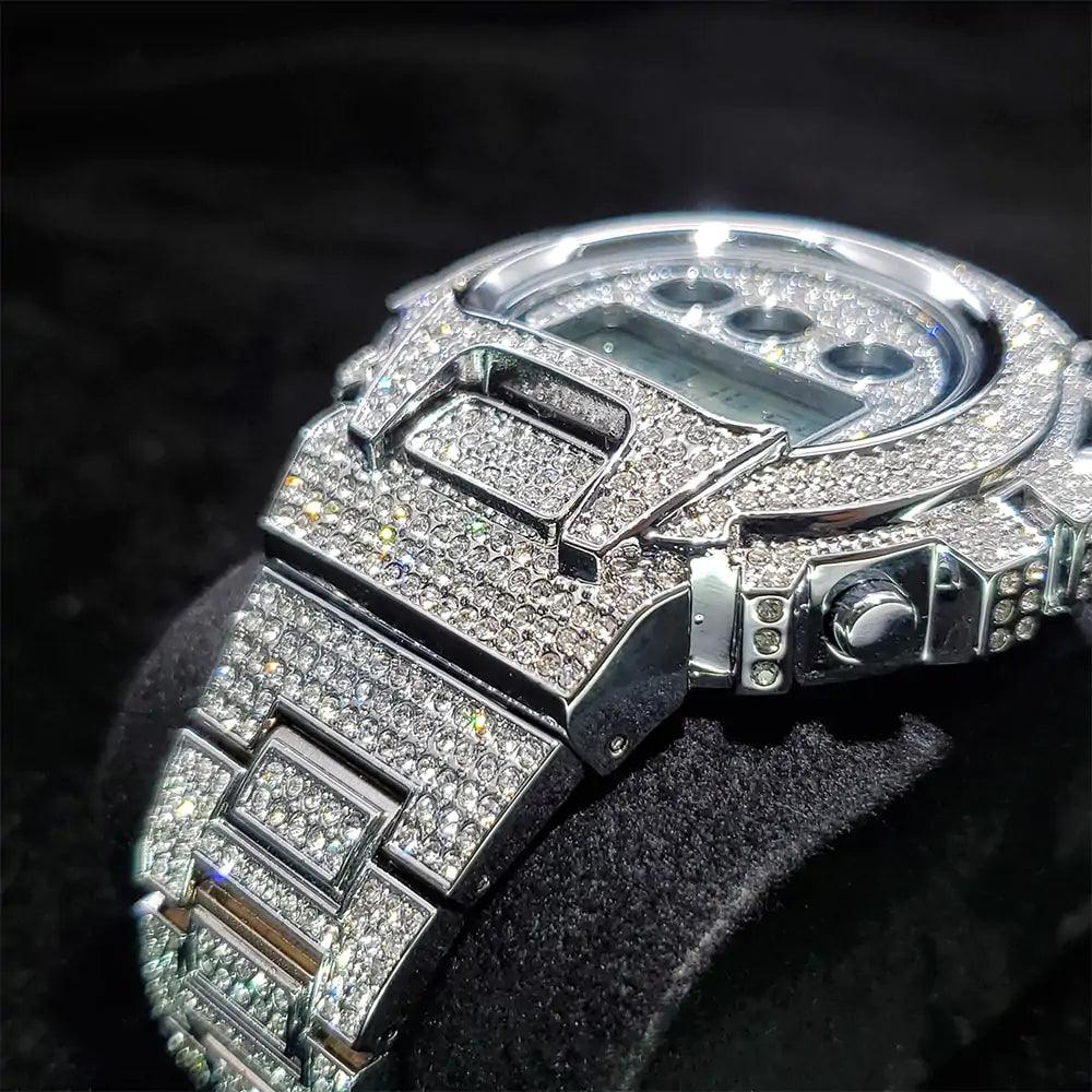 Digital Diamond Quartz Wristwatches - Viva Vista Store