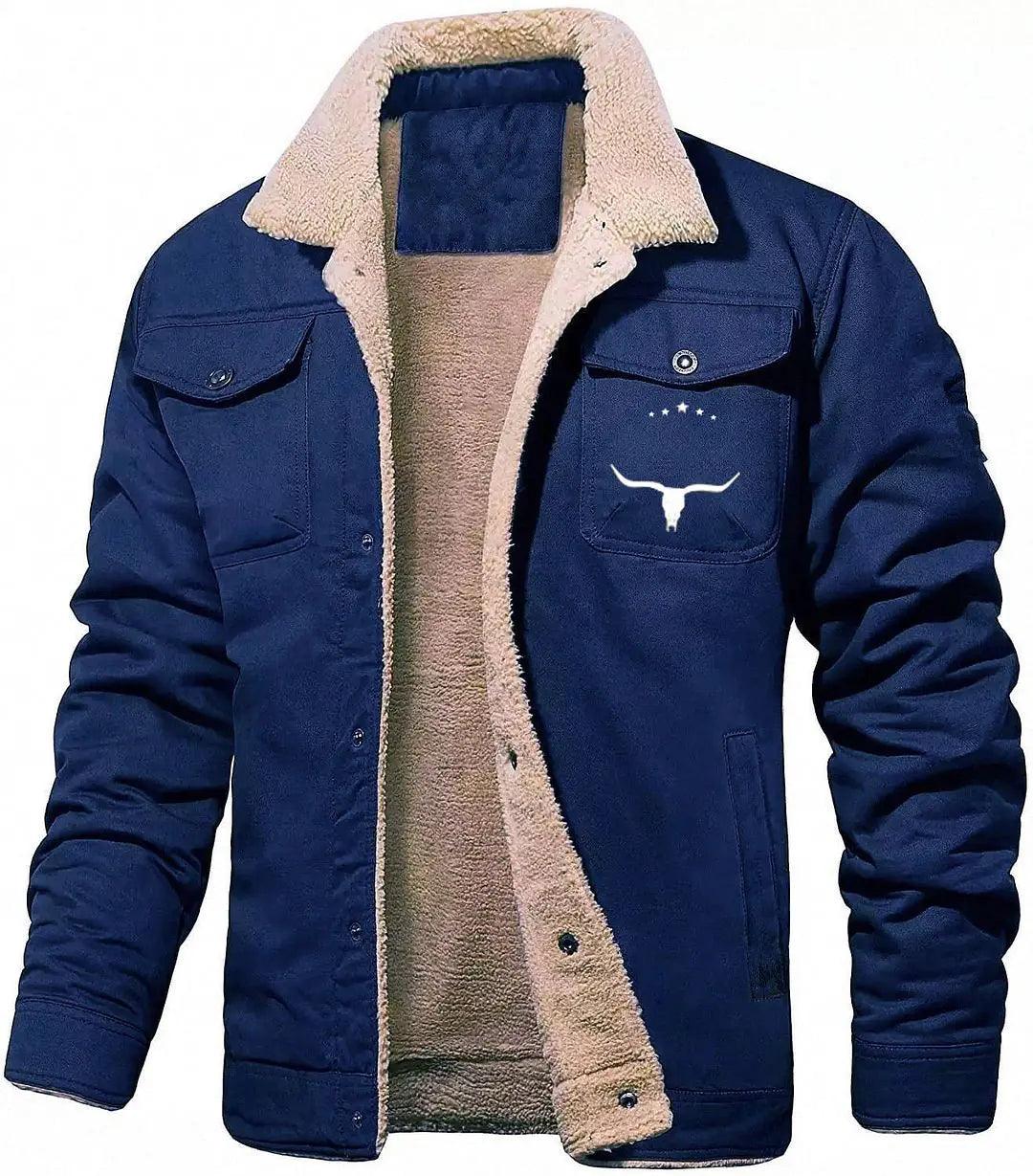 Casual Winter Jacket Single Breasted Warm Outerwear - Viva Vista Store