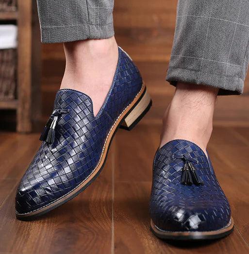 Luxury Italian Style Tassel Leather Loafers - Viva Vista Store