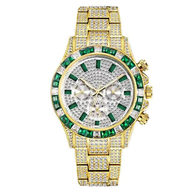 Rainbow Diamond Quartz Watch - Viva Vista Store