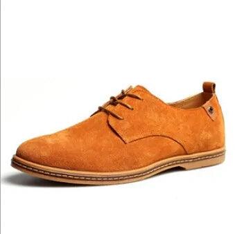 Suede Oxfords Men Leather Shoes - Viva Vista Store