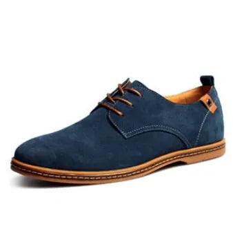 Suede Oxfords Men Leather Shoes - Viva Vista Store