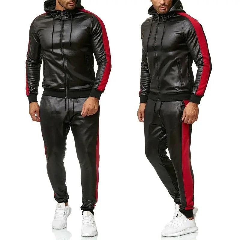 Sweat Suit Hooded Jacket Pants Set - Viva Vista Store