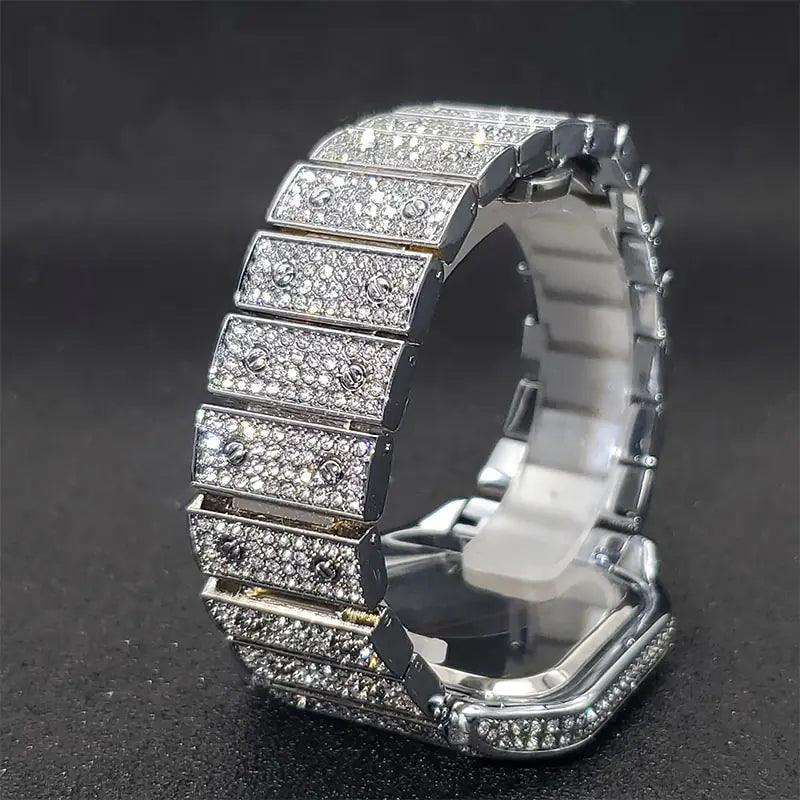 Ice Out Diamond Square Watch - Viva Vista Store