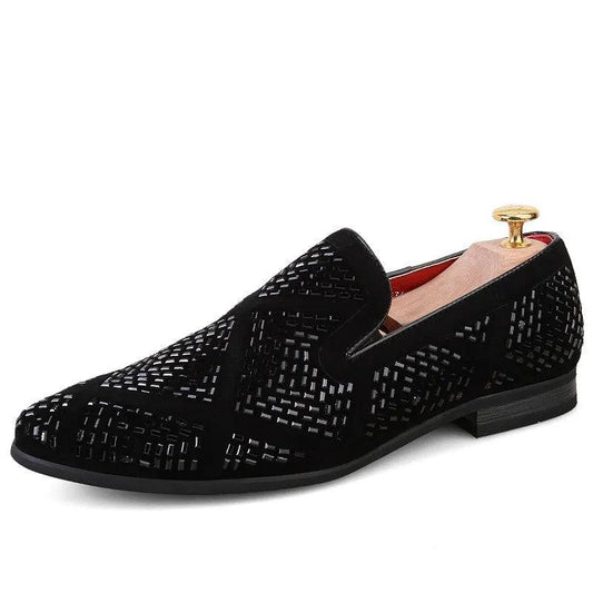 Rhinestone Shining Loafer Shoes - Viva Vista Store