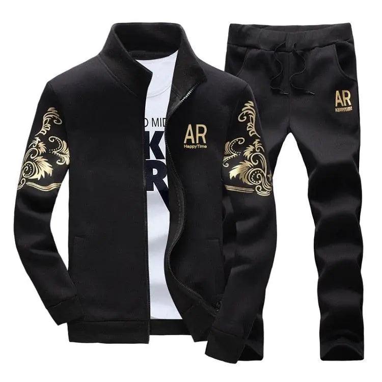 Men's Zipper Sweat Suit Set - Viva Vista Store