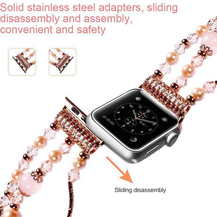 Jewelry Chain Watch Strap, iWatch Smart Watch Replacement Watch Strap, Watch Jewelry Crystal Watch Strap - Viva Vista Store