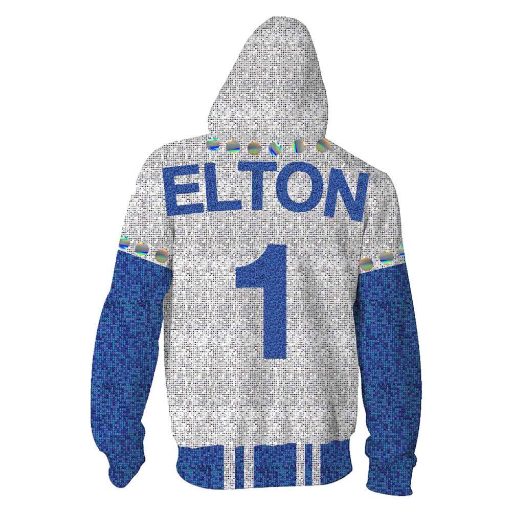 Rocketman Elton John Dodgers Hoodie Baseball Team Uniform Cosplay Costume - Viva Vista Store