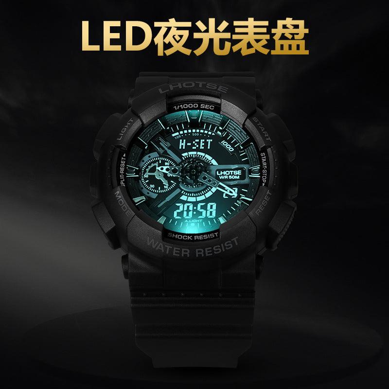 Lhotse Students Outdoor Waterproof Sports Electronic Watches Men's Youth Trend Guangzhou Foreign Trade One Generation - Viva Vista Store