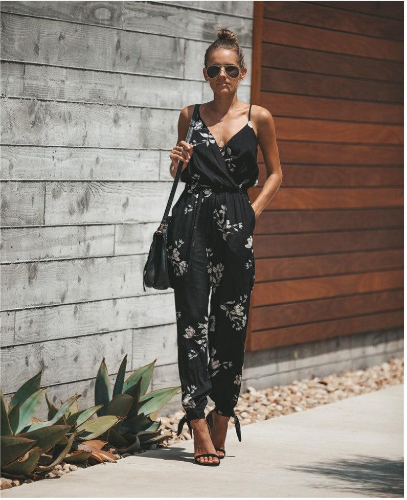 Patterned Everyday Jumpsuit - Viva Vista Store