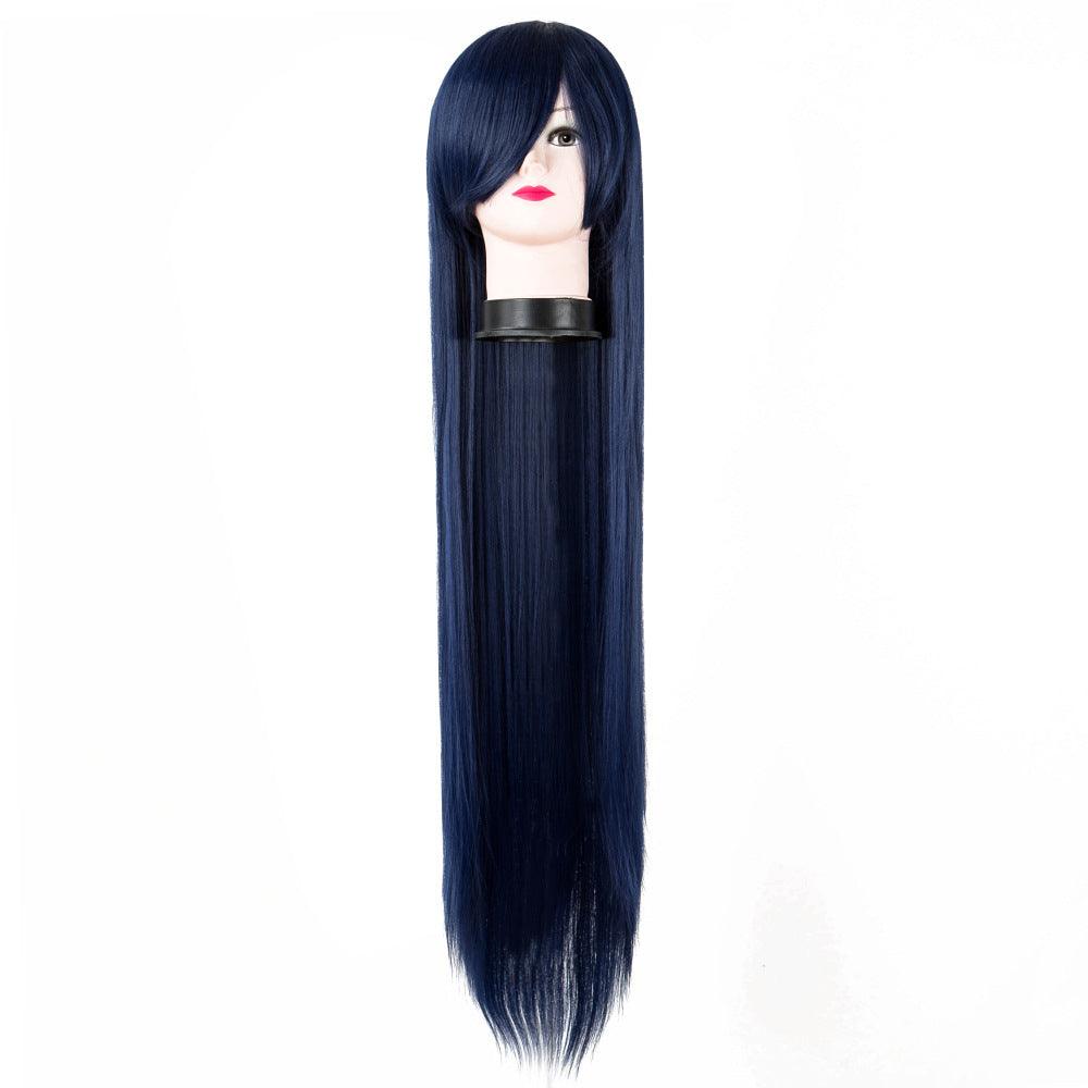 Cosplay wig 100cm long straight hair cross-border supply spot high temperature wire 22 color color animation - Viva Vista Store