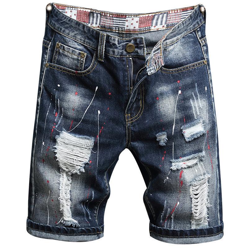 Men's Cross-border Denim Shorts - Viva Vista Store