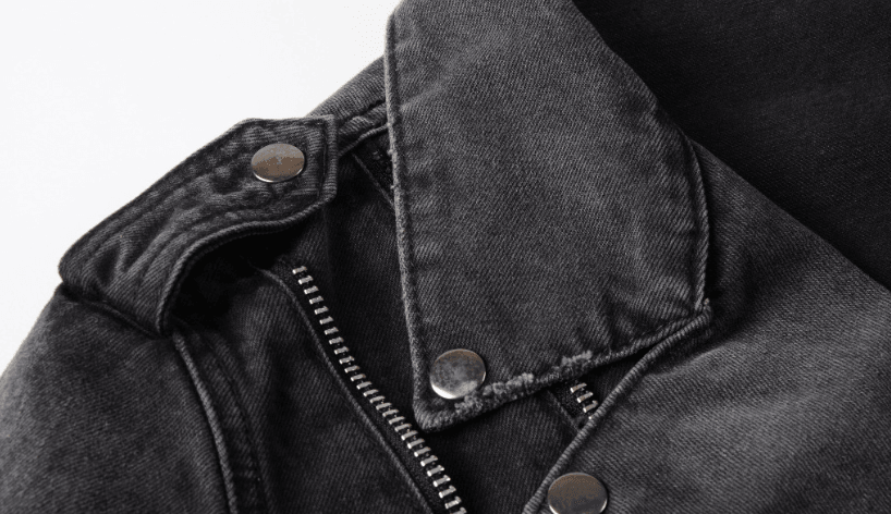 Denim jacket black denim jacket - Viva Vista Store