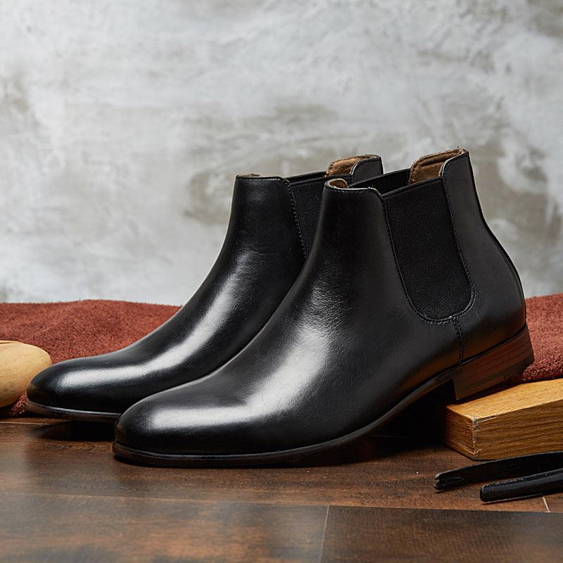 Men's Chelsea boots, leather boots 2019 new trend boots - Viva Vista Store