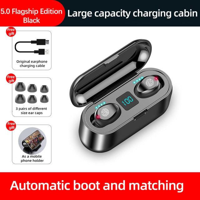 Bluetooth V5.0 Earphone Wireless Earphones Stereo Sport Wireless Headphones Earbuds headset 2000 mAh Power For iPhone Xiaomi - Viva Vista Store