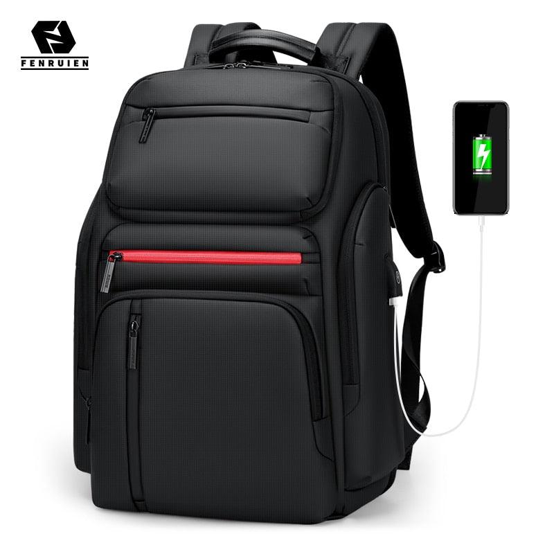 Fenruien Fashion Business Large Capacity Laptop Backpack Men Multi Function USB Charging Travel Backpack School Bag for Teenager - Viva Vista Store