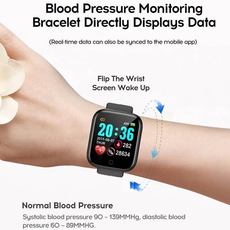 D20 PRO Y68 Smart Watch Men Wristwatches Water Proof Electronic Clock Fitness Monitor Men Reloj inteligente Women Smartwatch - Viva Vista Store