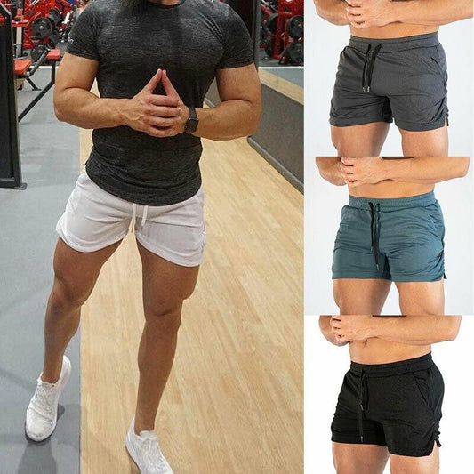 Men Gym Training Shorts Workout Sports Casual Clothing Fitness Running Shorts Male Short Pants Swim Trunks Beachwear Men Shorts - Viva Vista Store