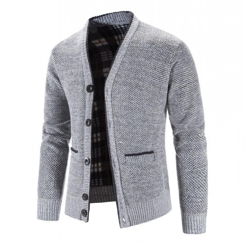 New Sweaters Coats Men Winter Thicker Knitted Cardigan Sweatercoats Slim Fit Mens Knit Warm Sweater Jackets Men Knit Clothes - Viva Vista Store