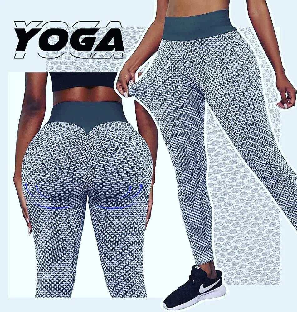 Seamless Fitness Women Yoga Leggings Push Up Gym Fitness High Waist Workout Leggings Fashion Patchwork Print High Waist Pants - Viva Vista Store