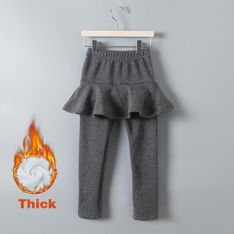 Pure Color Girls Pants Kids Leggings 2-10Y Children Clothing Autumn Cotton Leggings Warm Baby Girl Skirt-pants High Quality - Viva Vista Store