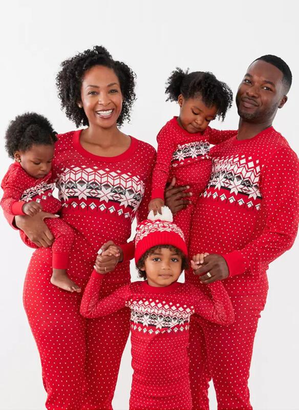 Christmas Printed Parent-Child Pajama Set for Christmas - Viva Vista Store