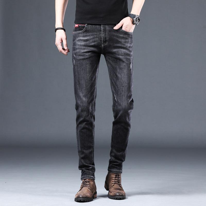 Men's slim Korean version of trousers trend wild youth casual pants solid color pants men - Viva Vista Store