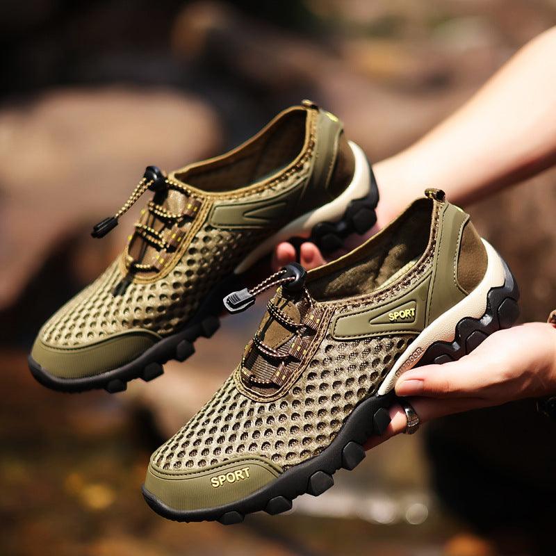 Breathable mesh shoes male, light fishing, water-related shoes, beaches, men, sports, casual shoes - Viva Vista Store