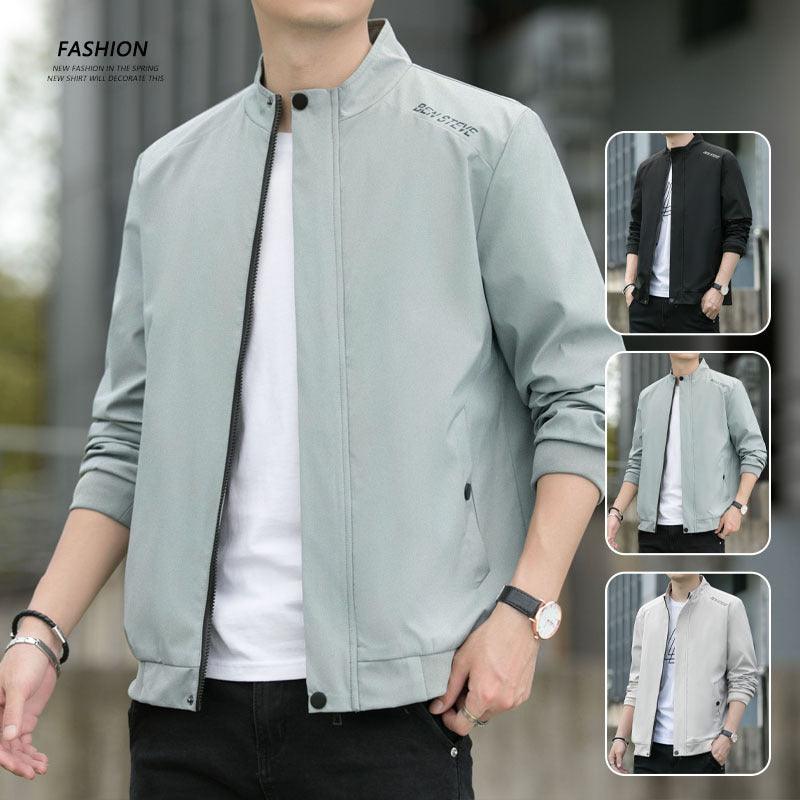 Men's spot jacket Korean version of spring and autumn trend handsome loose baseball jacket - Viva Vista Store